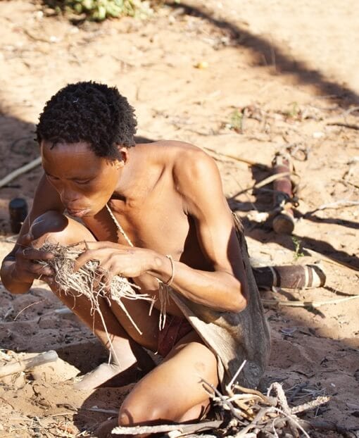 Botswana Native Tribesman